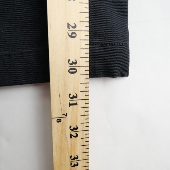 L.L. Bean Favorite Fit Womens 6 Navy Bayside Wrinkle Free Cotton Trouser Pant - Picture 12 of 12